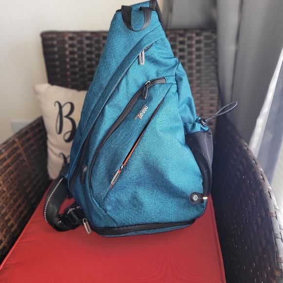 tudequ Bags Sling Bag Crossbody Sling Backpack With Usb Port Water